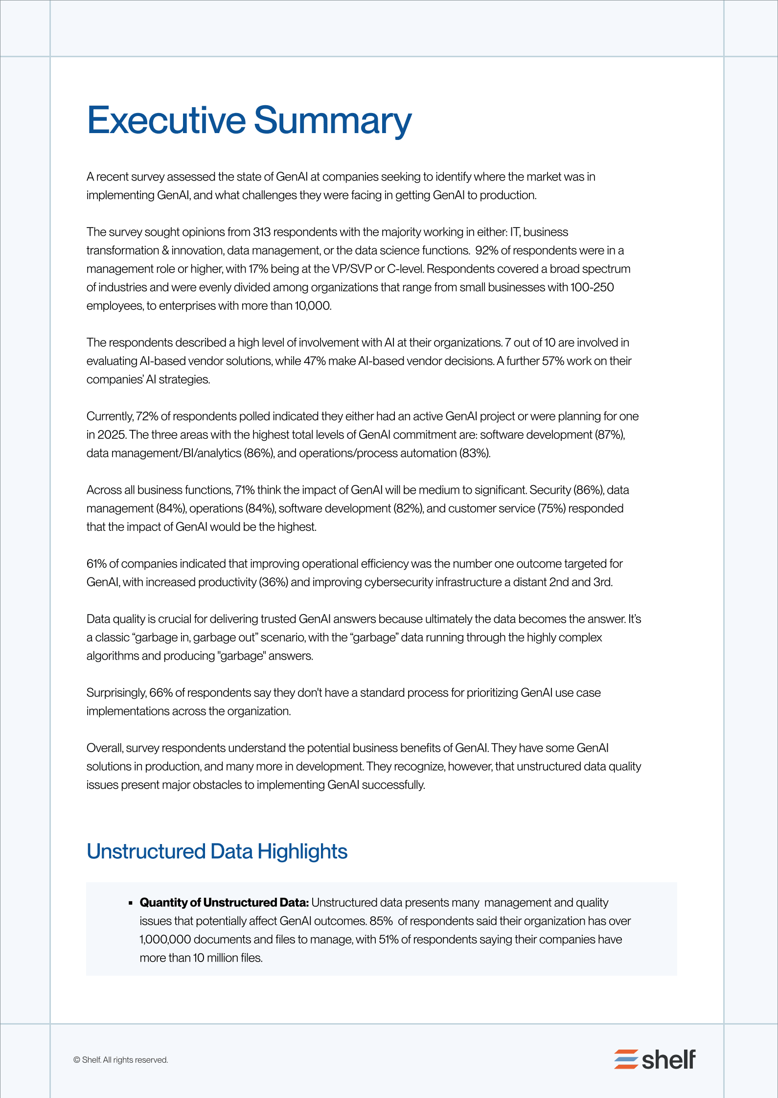 Shelf：2025年IT企业数据和非结构化数据状况展望报告（英文版） 第3页