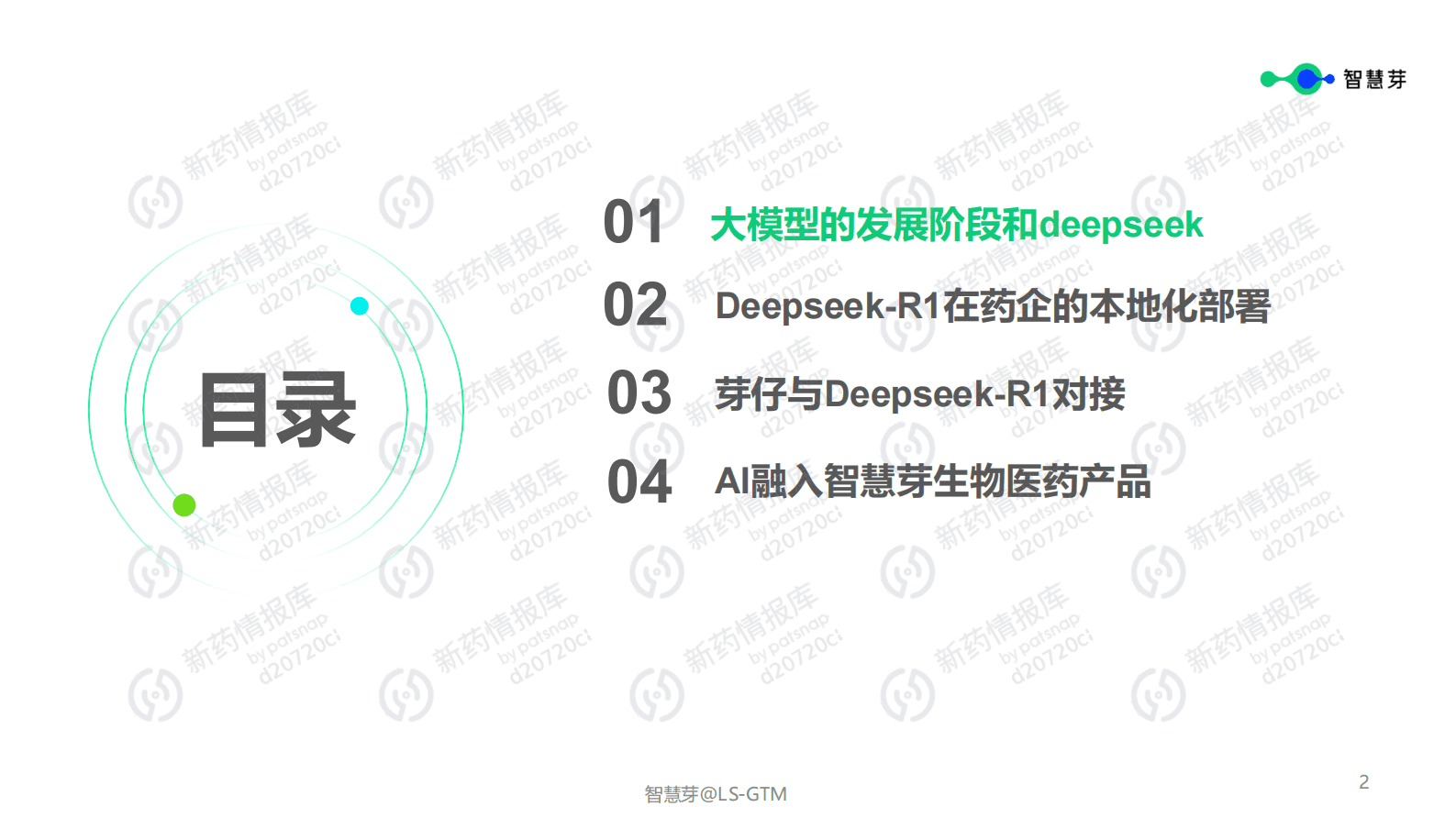 智慧芽：Deepseek在药企研发领域的本地化部署和应用场景 第2页