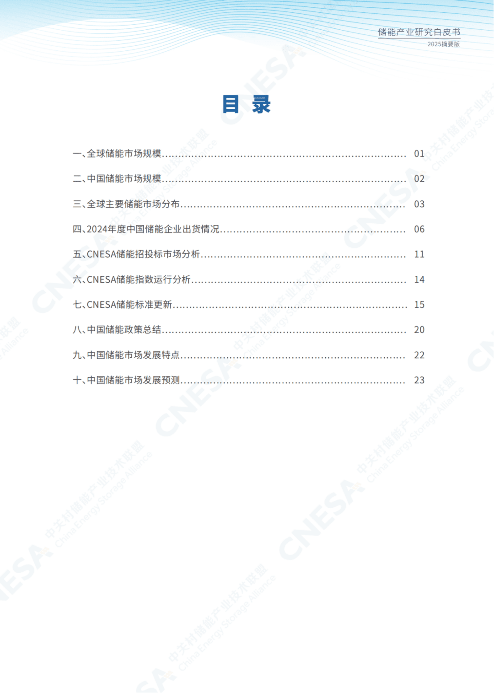 CNESA中关村储能产业技术联盟：储能产业研究白皮书2025（摘要版） 第8页