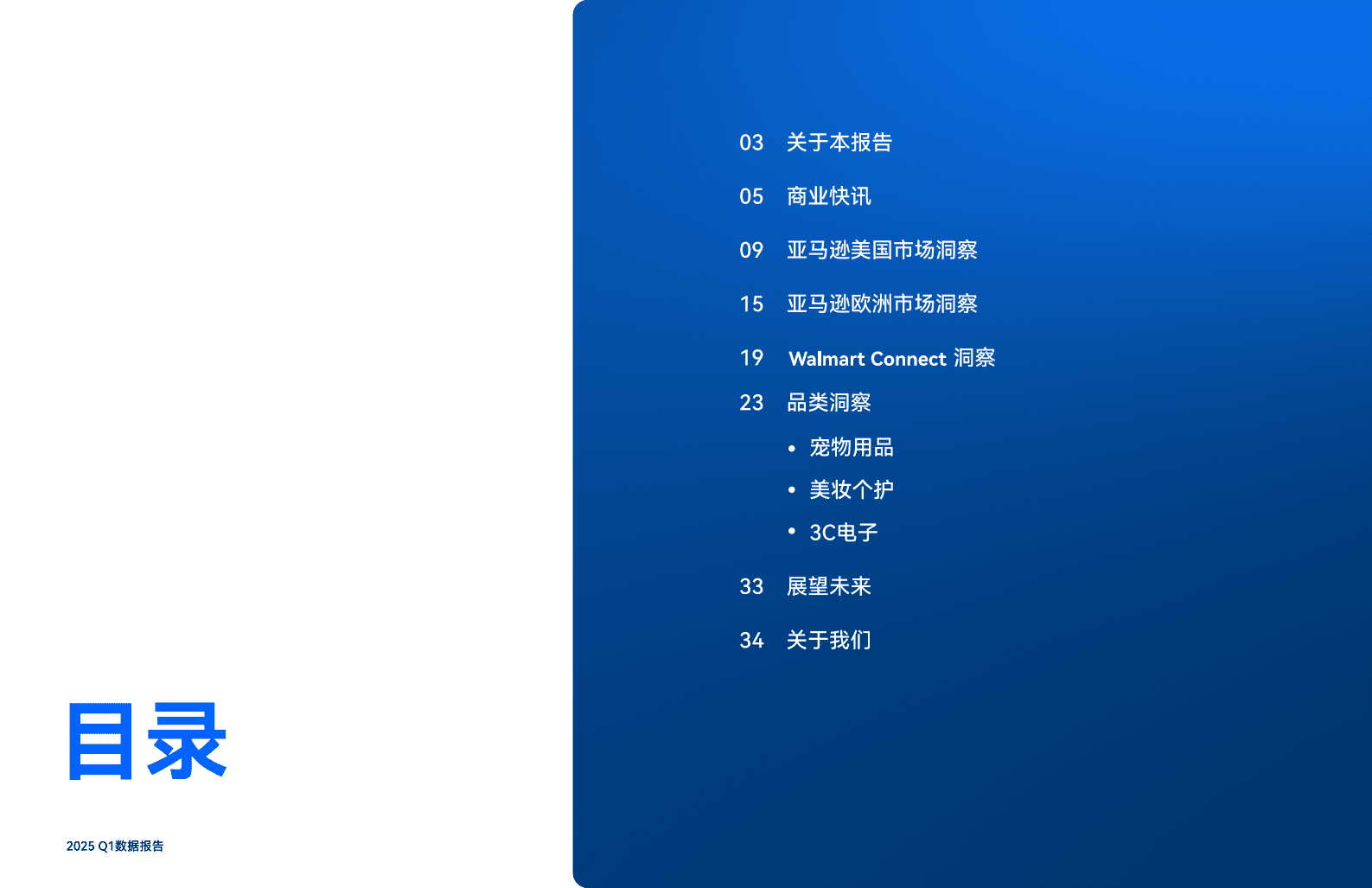 泊客电商Pacvue：2025Q1亚马逊沃尔玛全球电商CPC数据报告 第2页