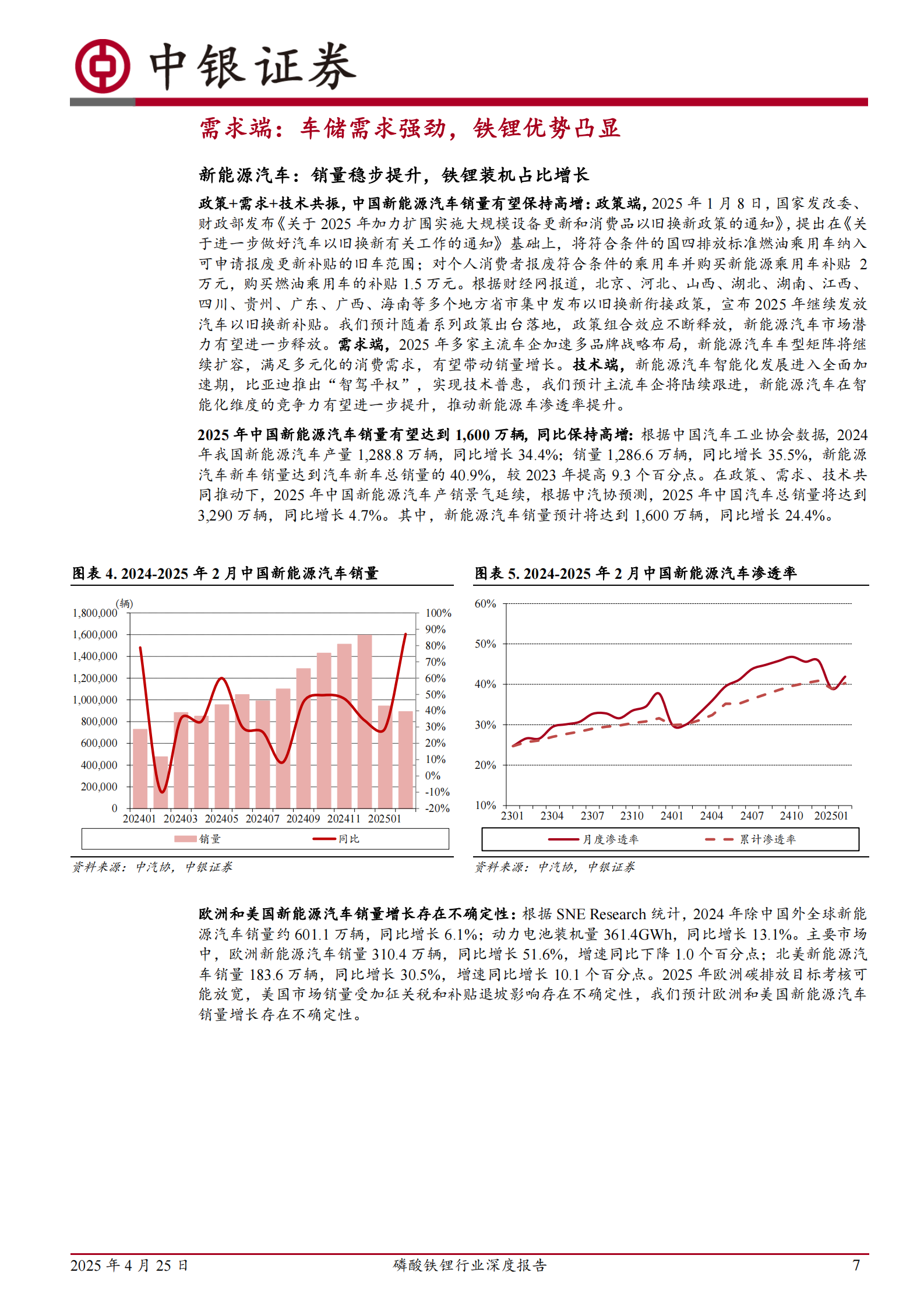 中银证券：磷酸铁锂行业深度报告：行业盈利有望修复，产品升级加速格局分化 第7页