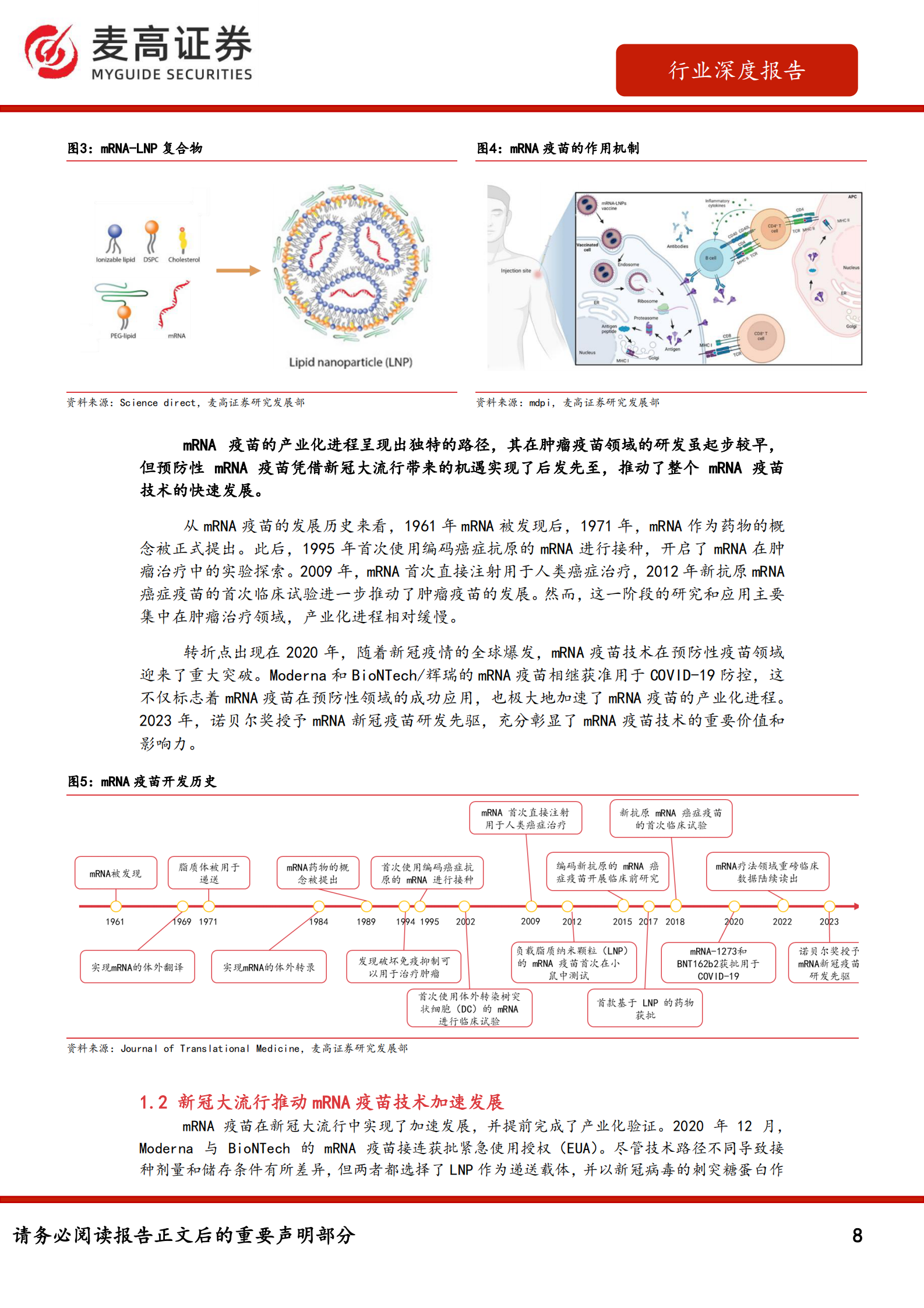 麦高证券：mRNA肿瘤疫苗深度报告：肿瘤免疫新玩家，百亿美金潜力待释放 第8页