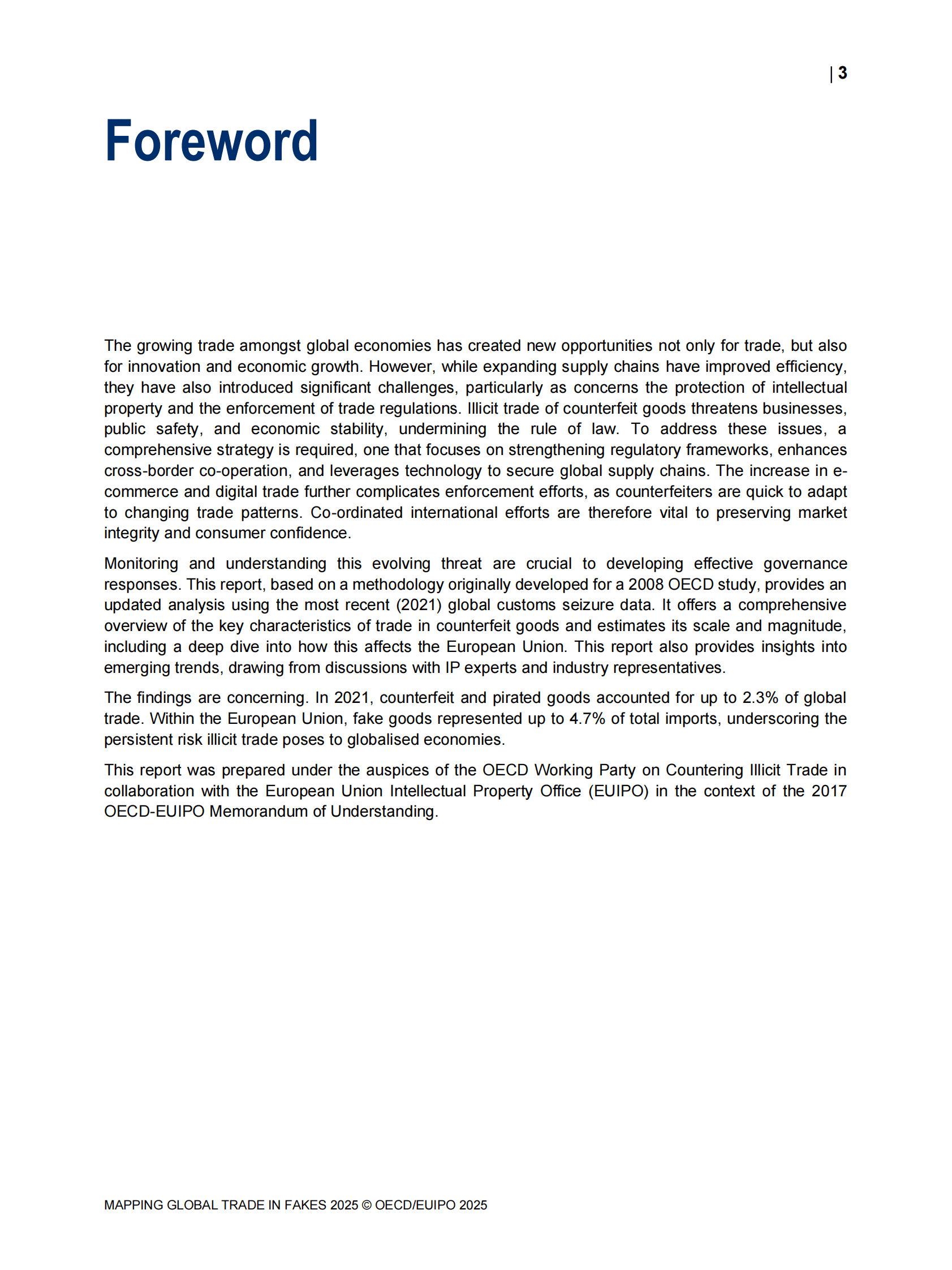 OECD经合组织&EUIPO：2025年全球假货贸易报告：全球趋势与执法挑战（英文版） 第5页