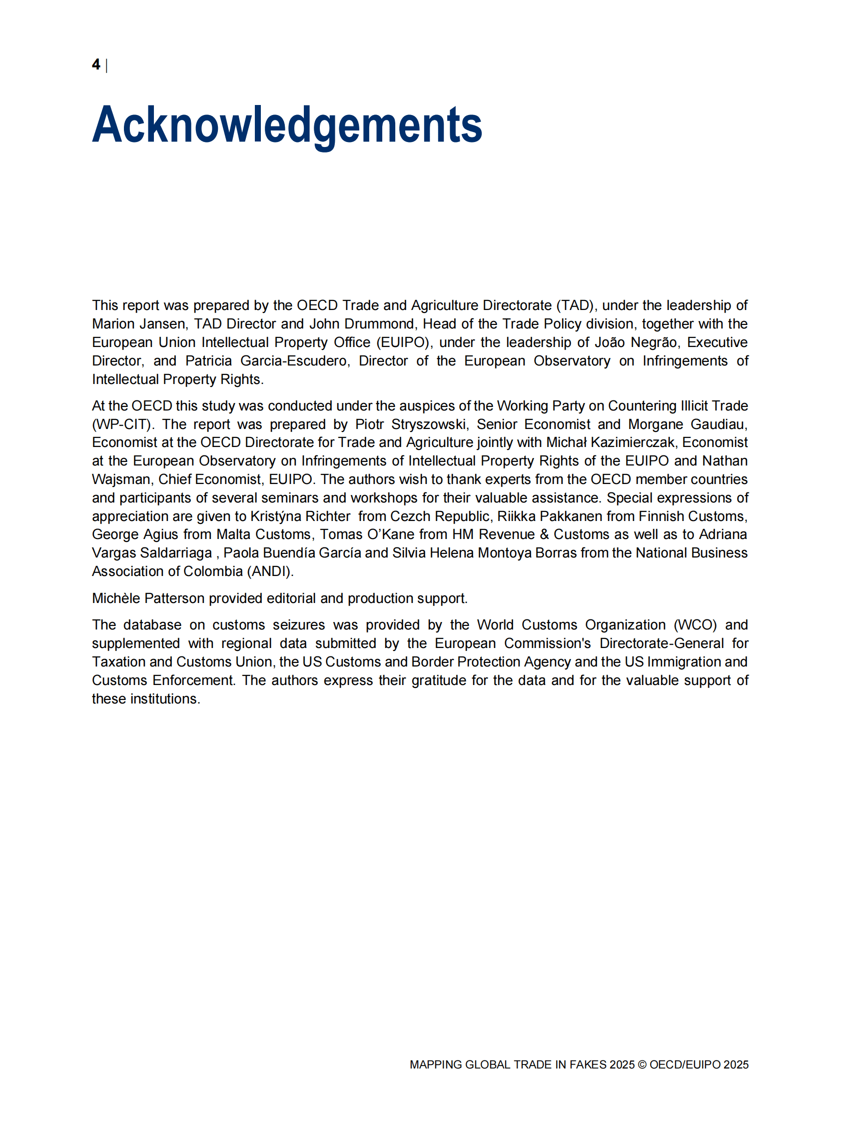 OECD经合组织&EUIPO：2025年全球假货贸易报告：全球趋势与执法挑战（英文版） 第6页