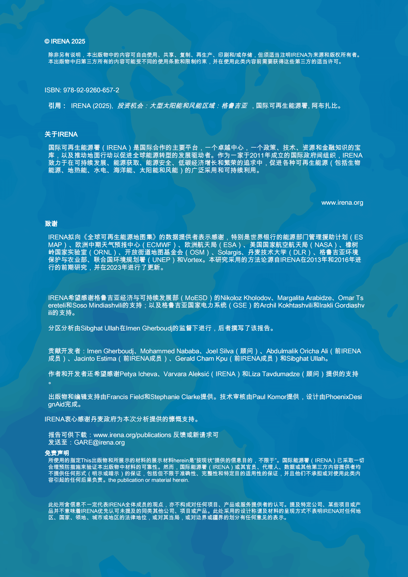 国际可再生能源署：公用规模太阳能和风能领域的投资机会 第2页