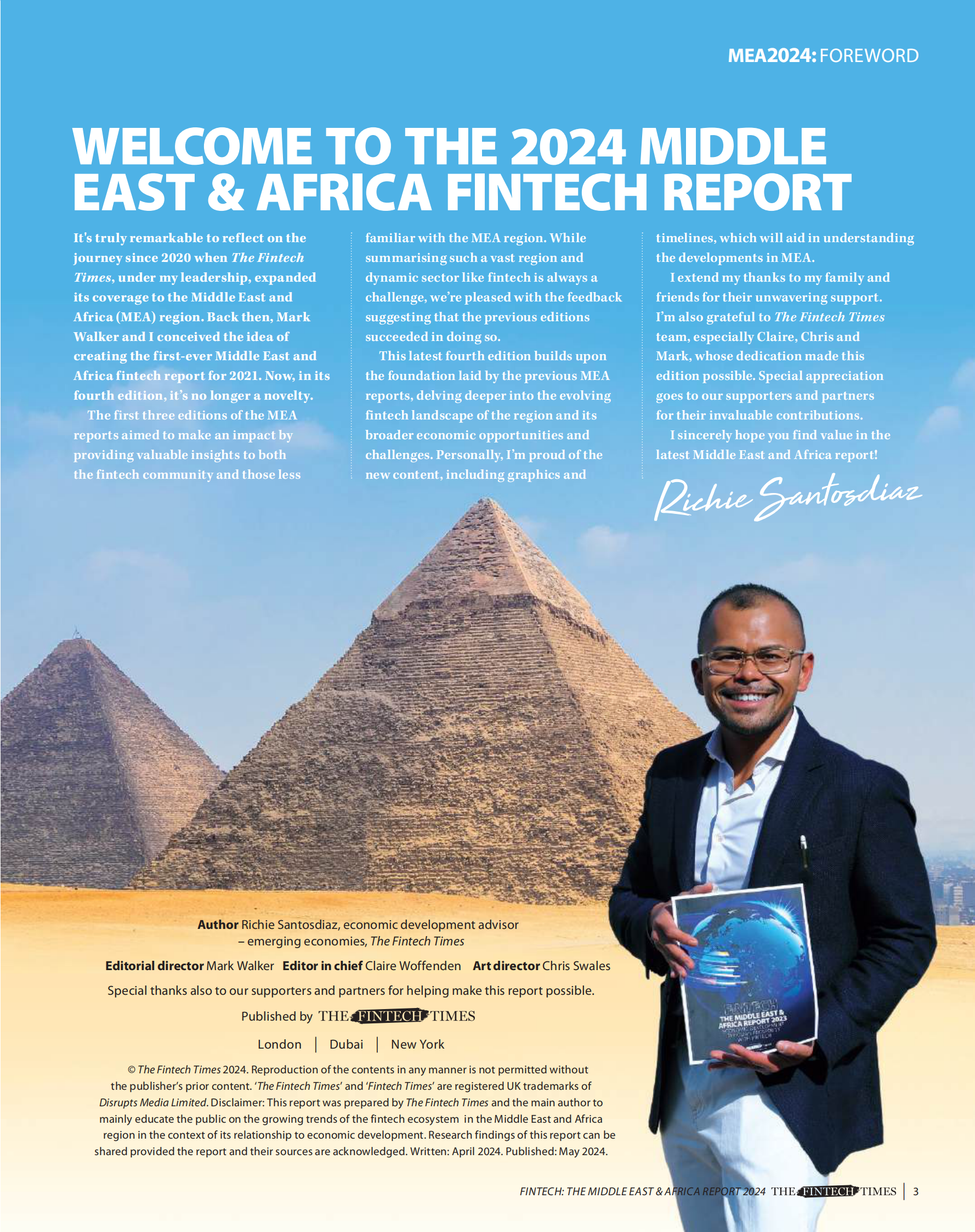 THE 2024 MIDDLE EAST & AFRICA FINTECH REPORT（英文）：2024年中东与非洲金融科技报告 | 先导研报