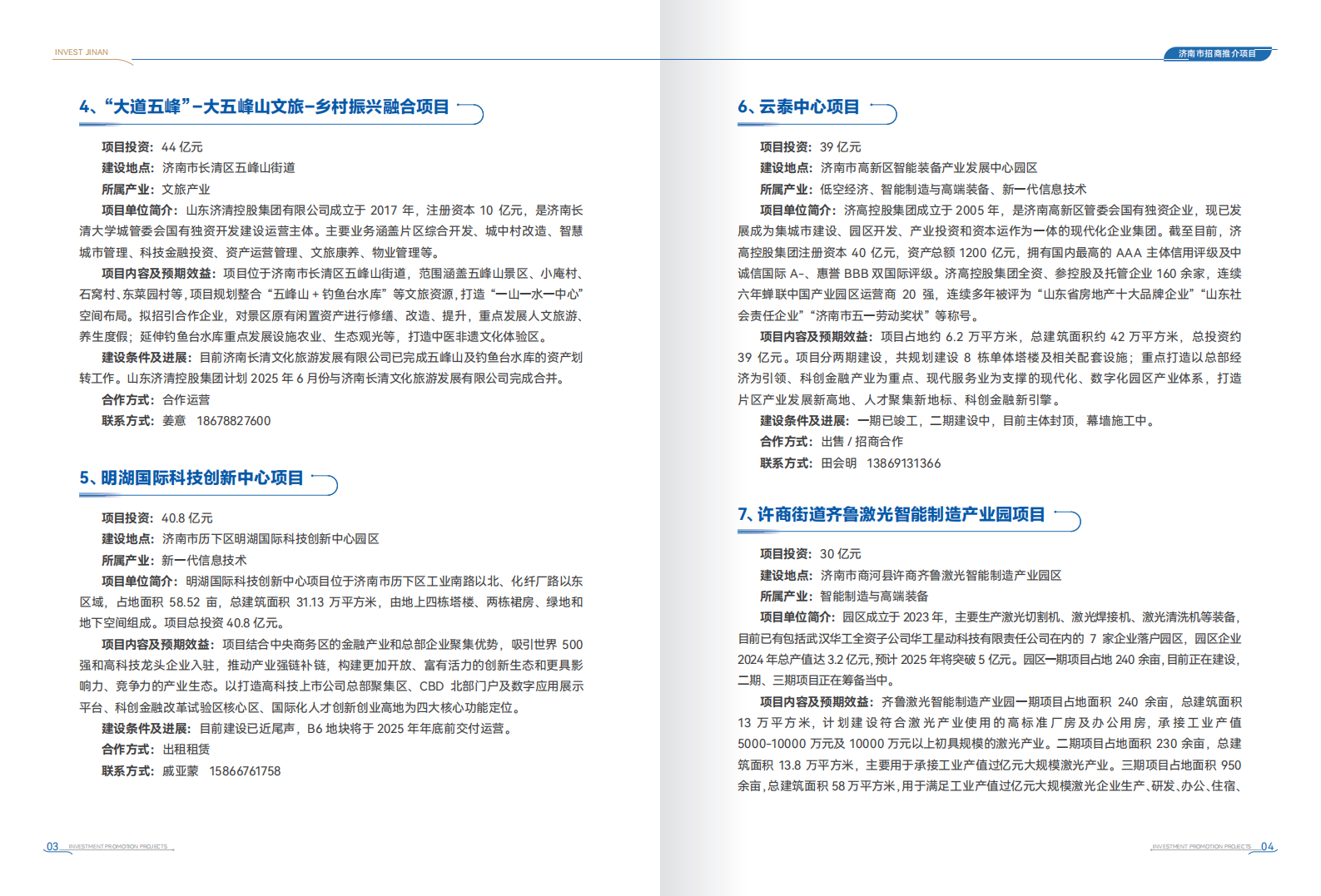 济南市投资促进局：2025济南市招商推介项目手册（首批） 第6页