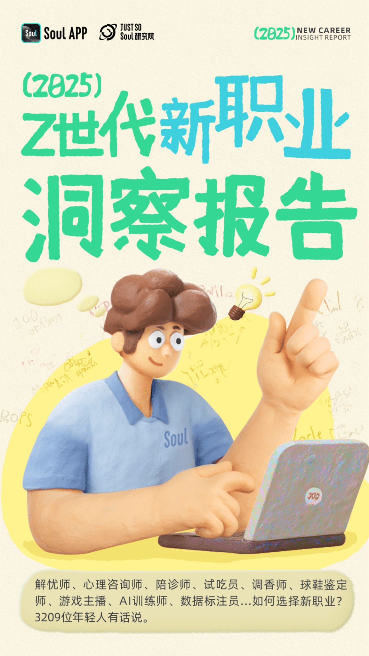 Soul：2025年Z世代新职业洞察报告 第1页