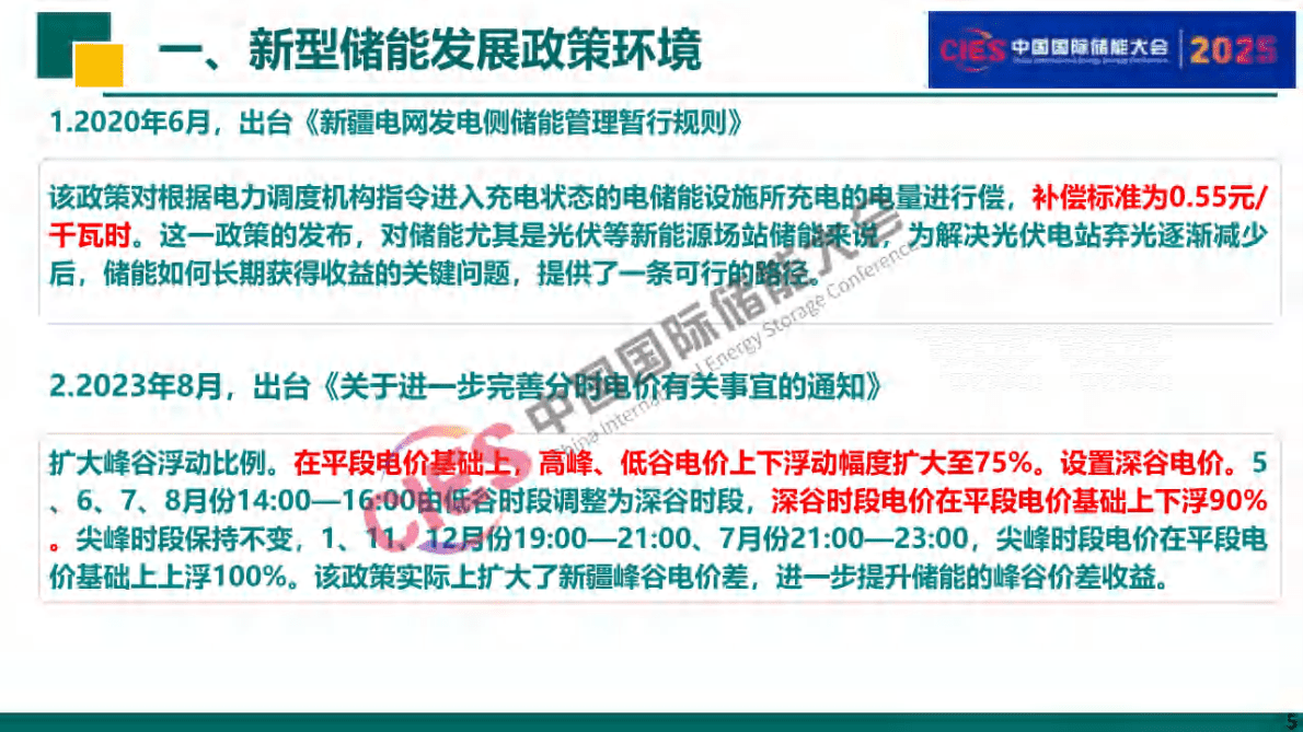 国网新疆经研院：2025新疆新型储能发展概述与展望报告 第5页