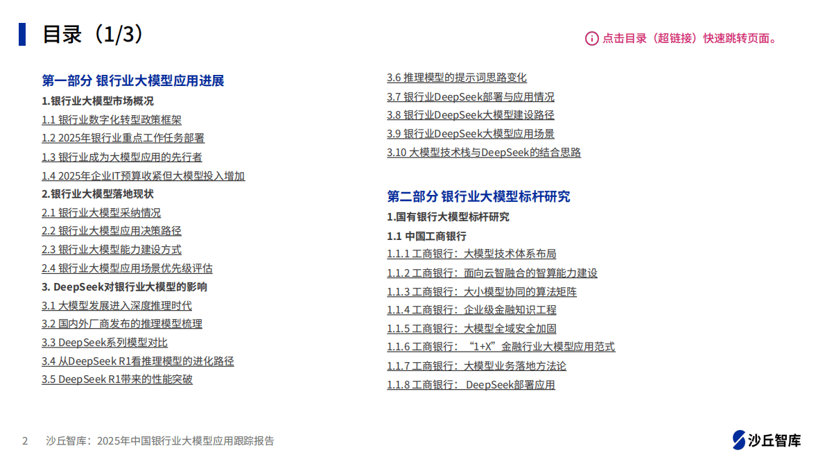 沙丘智库：2025年中国银行业大模型应用跟踪报告 第2页