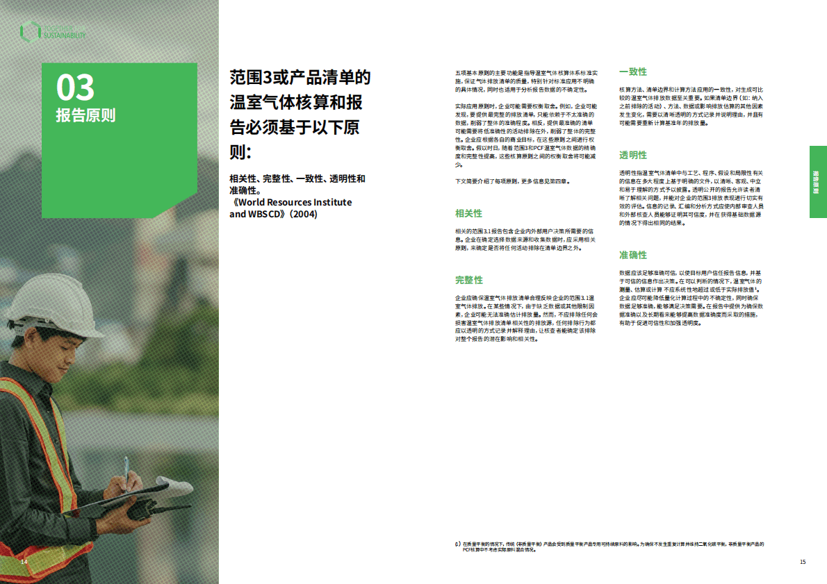 TfS：2025年化工行业产品碳足迹指南3.0 第8页