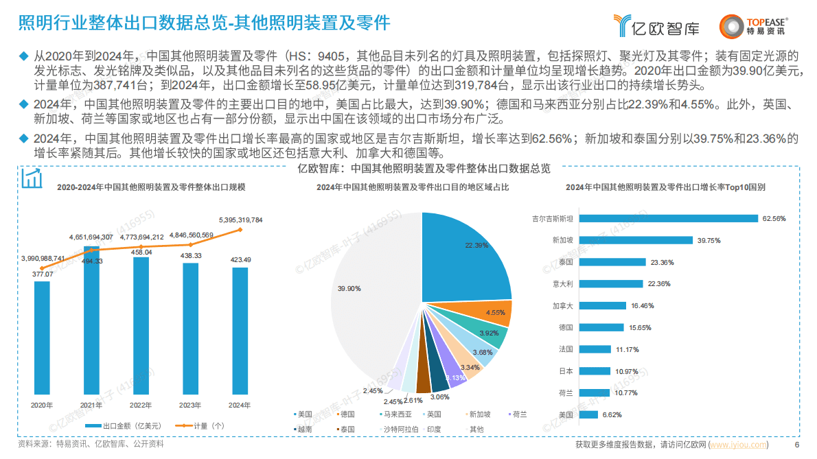 亿欧智库：2025年中国照明行业出海国别机会洞察报告 第6页