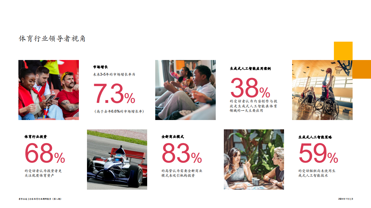 普华永道：2024年全球体育行业调研报告 第3页