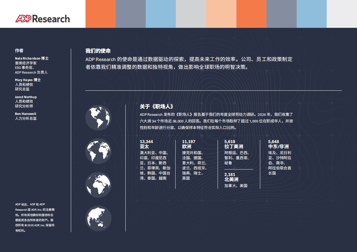 ADP：职场人2025：全球劳动力观点报告 第2页