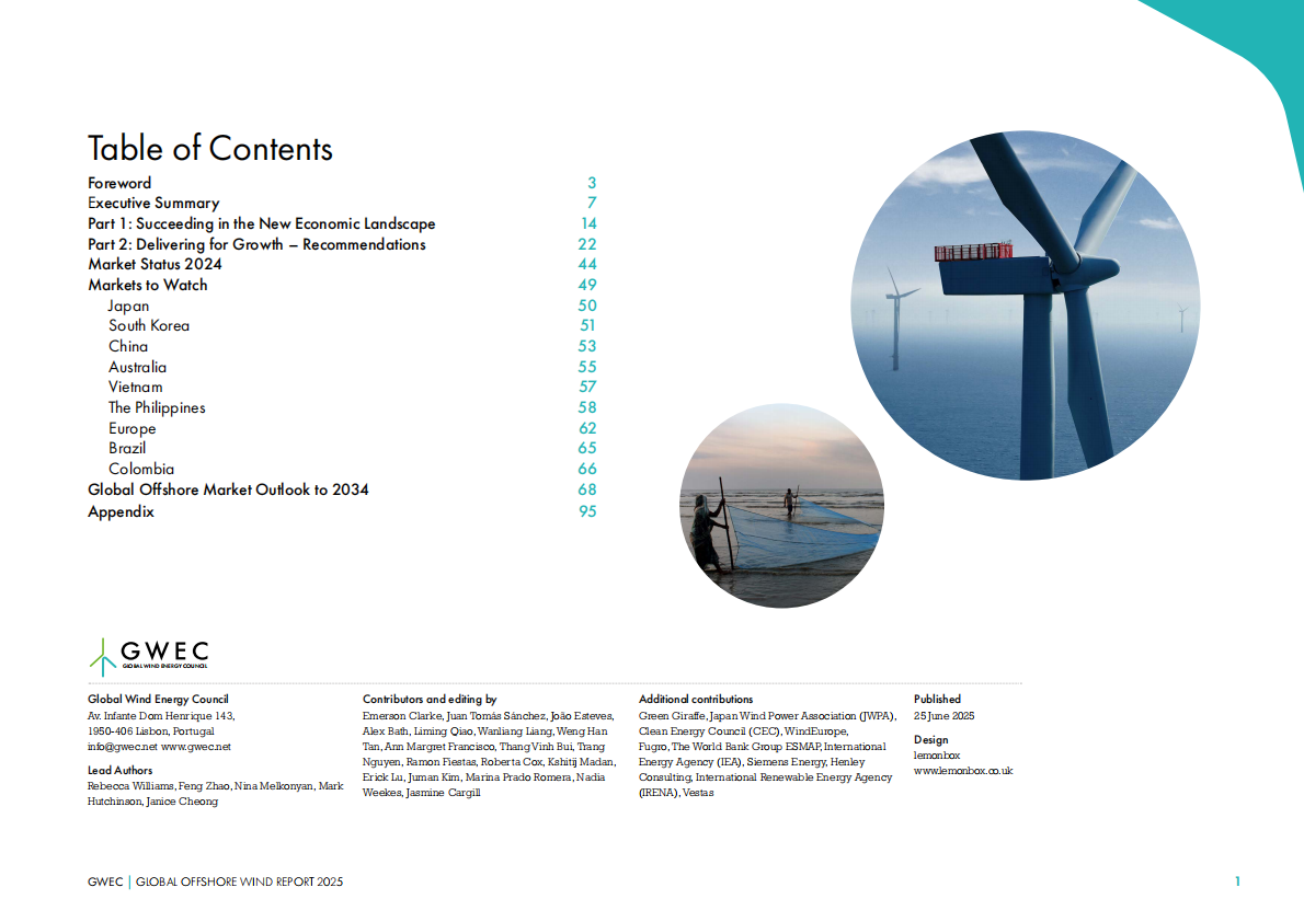 GWEC全球风能协会：2025年全球海上风电报告（英文版） 第3页