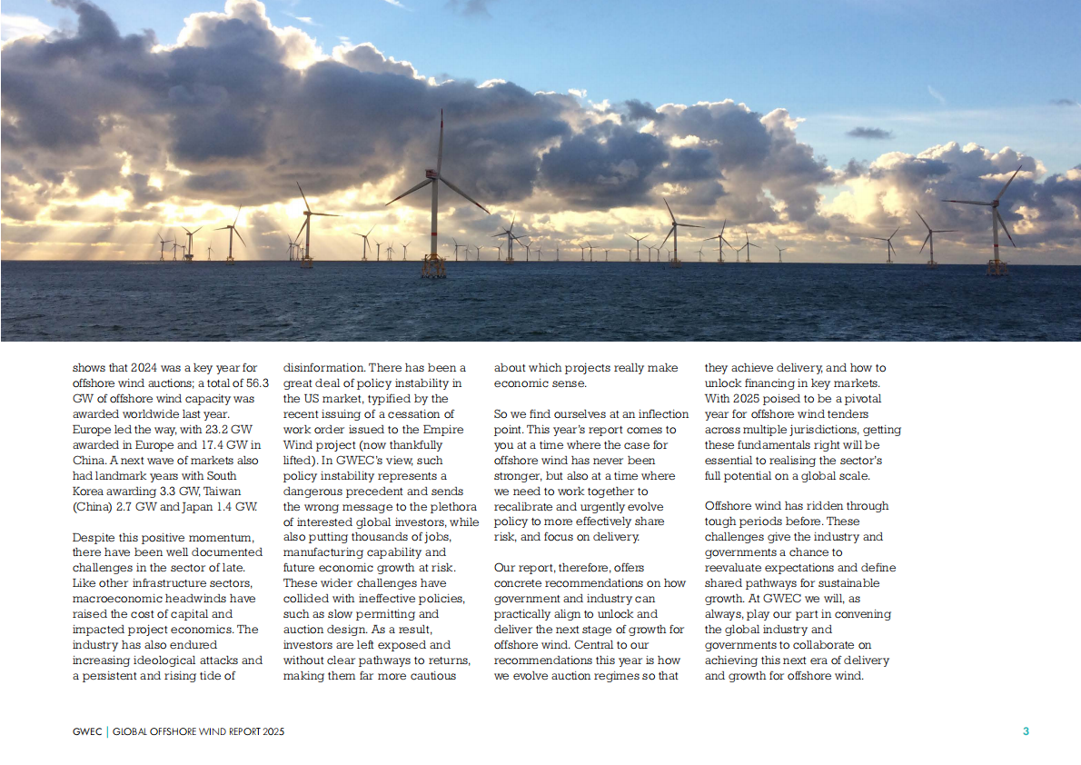 GWEC全球风能协会：2025年全球海上风电报告（英文版） 第5页