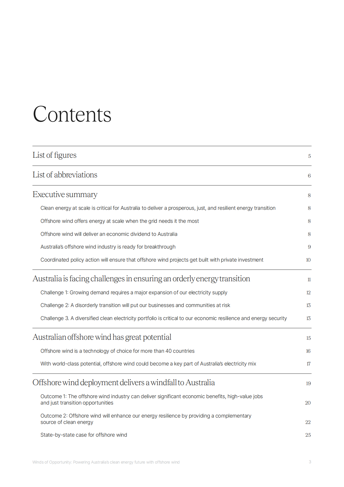 德勤CEC：2025年机遇之风：海上风电赋能澳大利亚清洁能源未来报告（英文版） 第3页