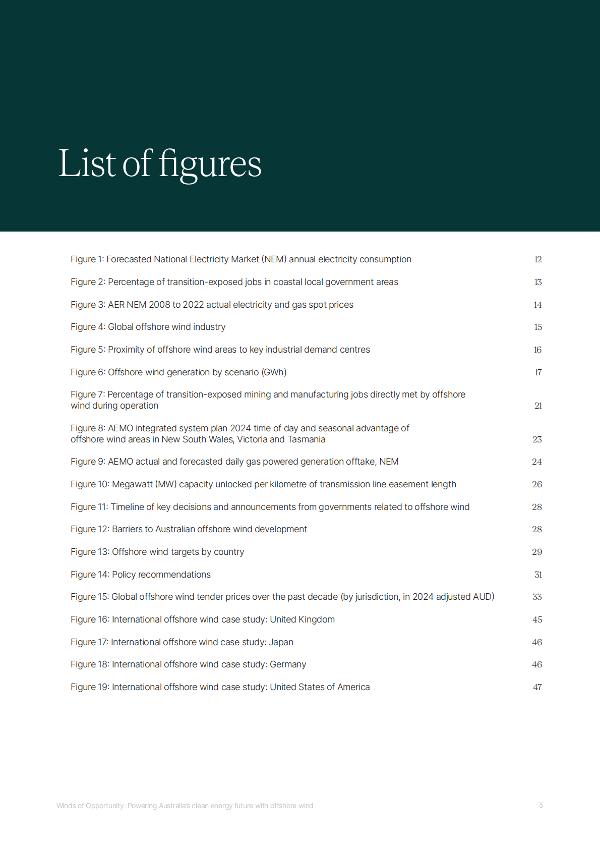 德勤CEC：2025年机遇之风：海上风电赋能澳大利亚清洁能源未来报告（英文版） 第5页