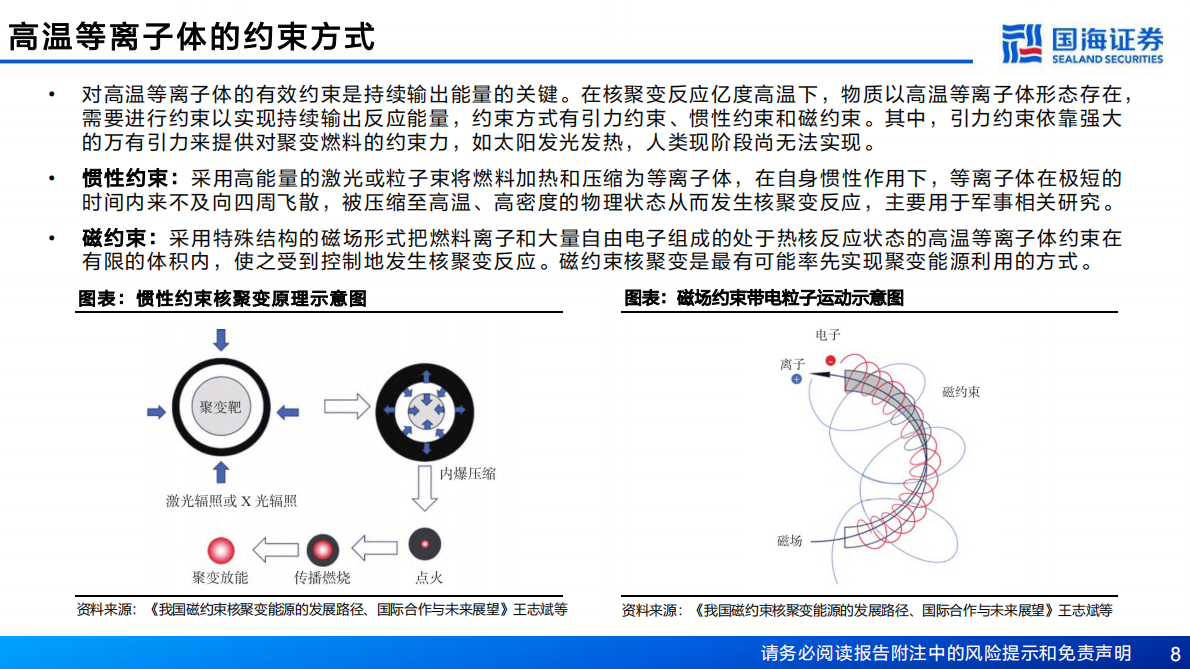 国海证券：新材料产业深度报告：新材料产业框架之五，核聚变临界点已至，关键部件与材料迎战略机遇 第8页