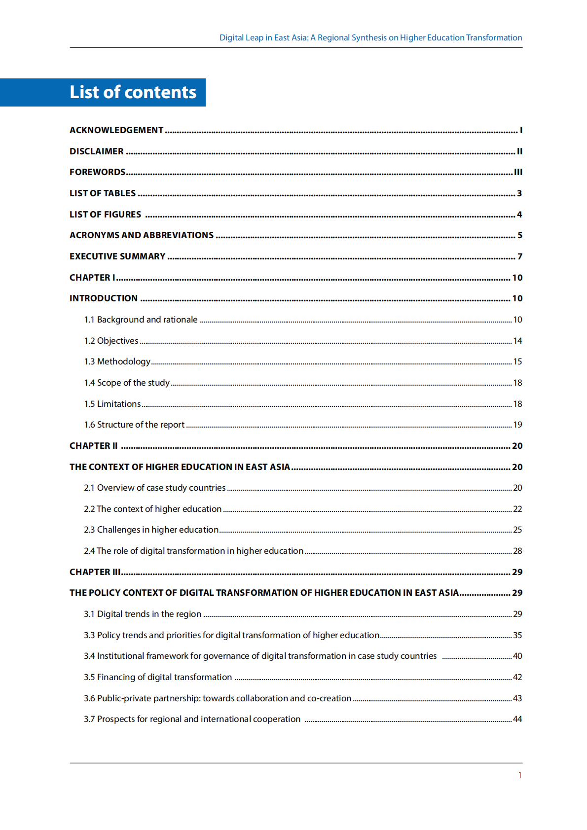 UNESCO：2025东亚的数字化飞跃：高等教育转型的区域综合报告（英文版） 第7页