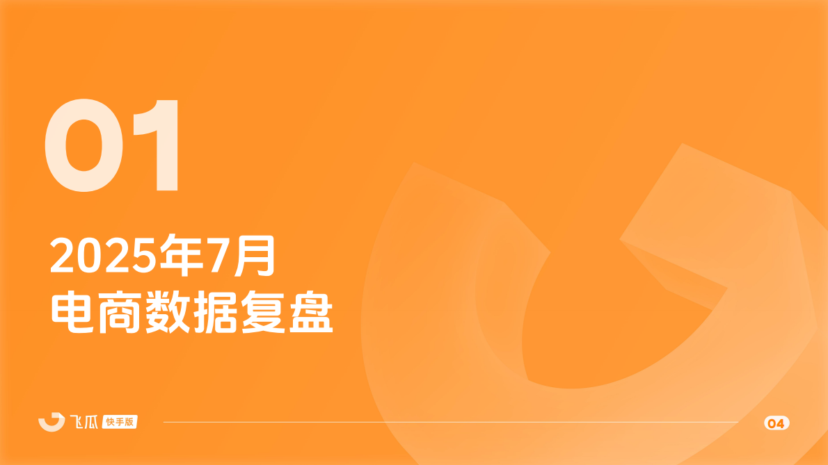 飞瓜数据：2025年7月快手直播电商营销月报 第4页