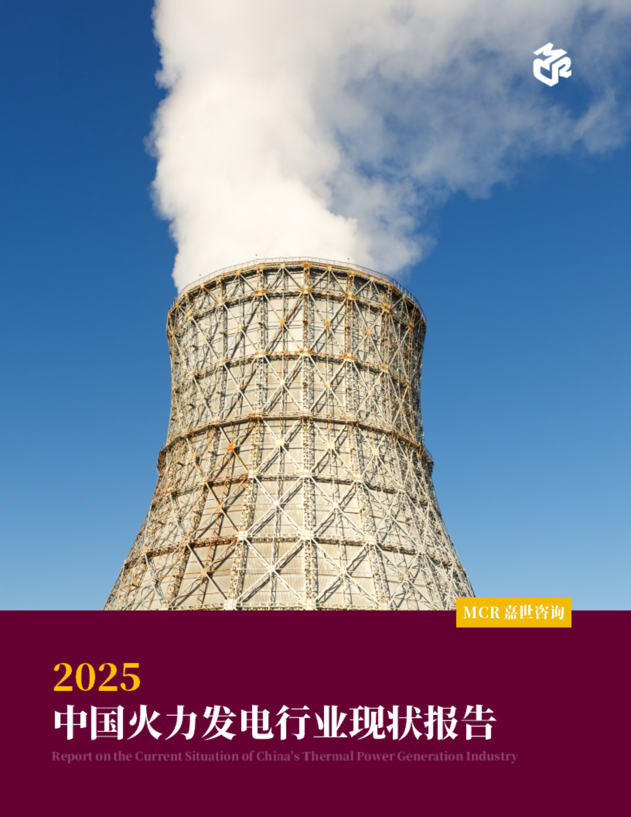 嘉世咨询：2025年中国火力发电行业现状报告 第1页