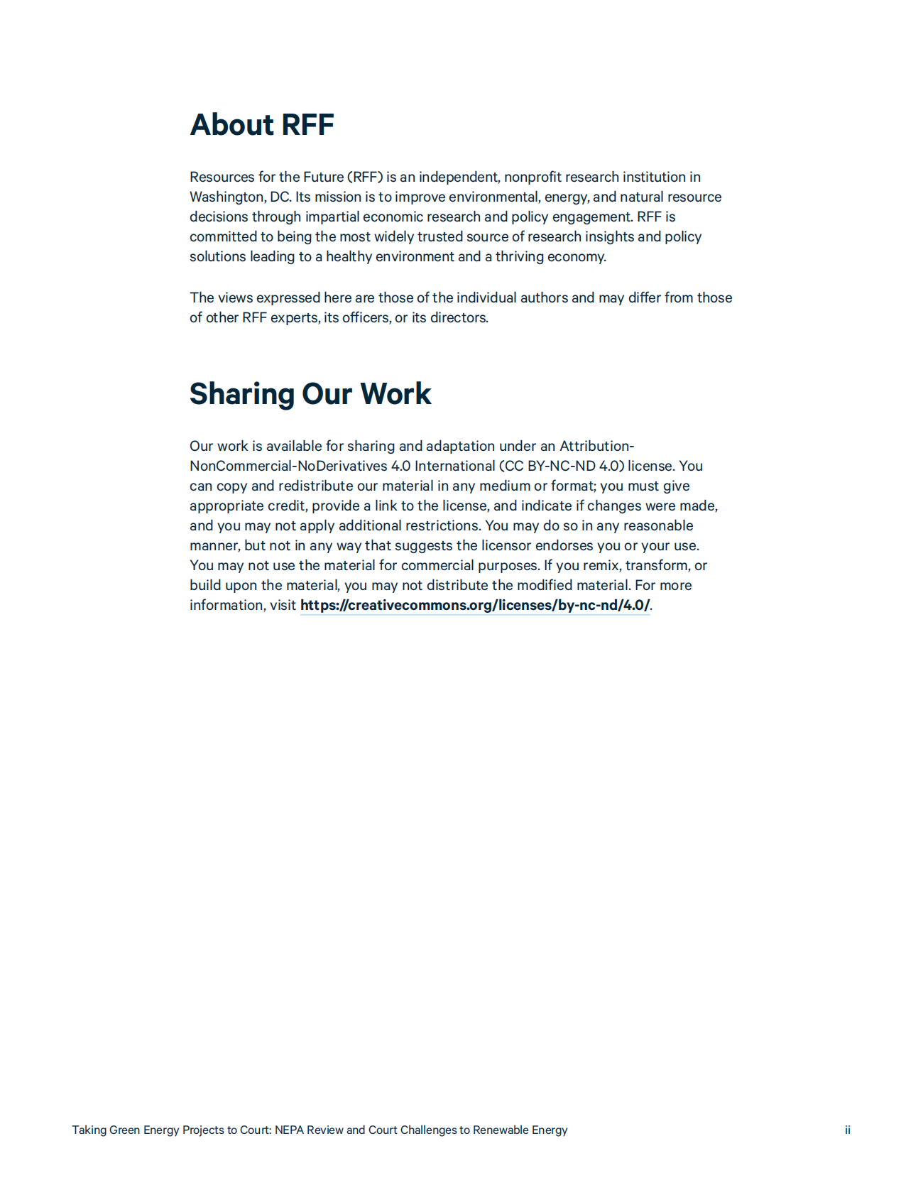 未来能源研究所：2025年将绿色能源项目告上法庭：《国家环境政策法》审查和可再生能源面临的法庭挑战报告（英文版） 第3页