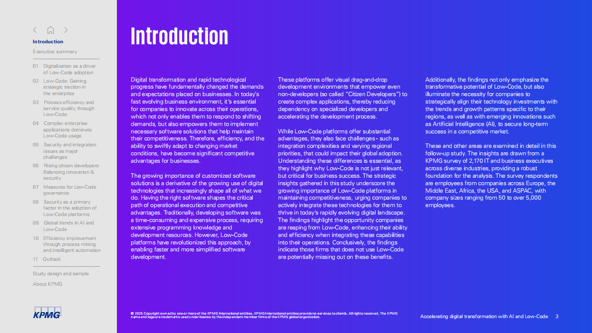 毕马威：2025年人工智能与低代码赋能企业数字化转型：EMA、美国与亚太地区市场概览报告（英文版） 第3页