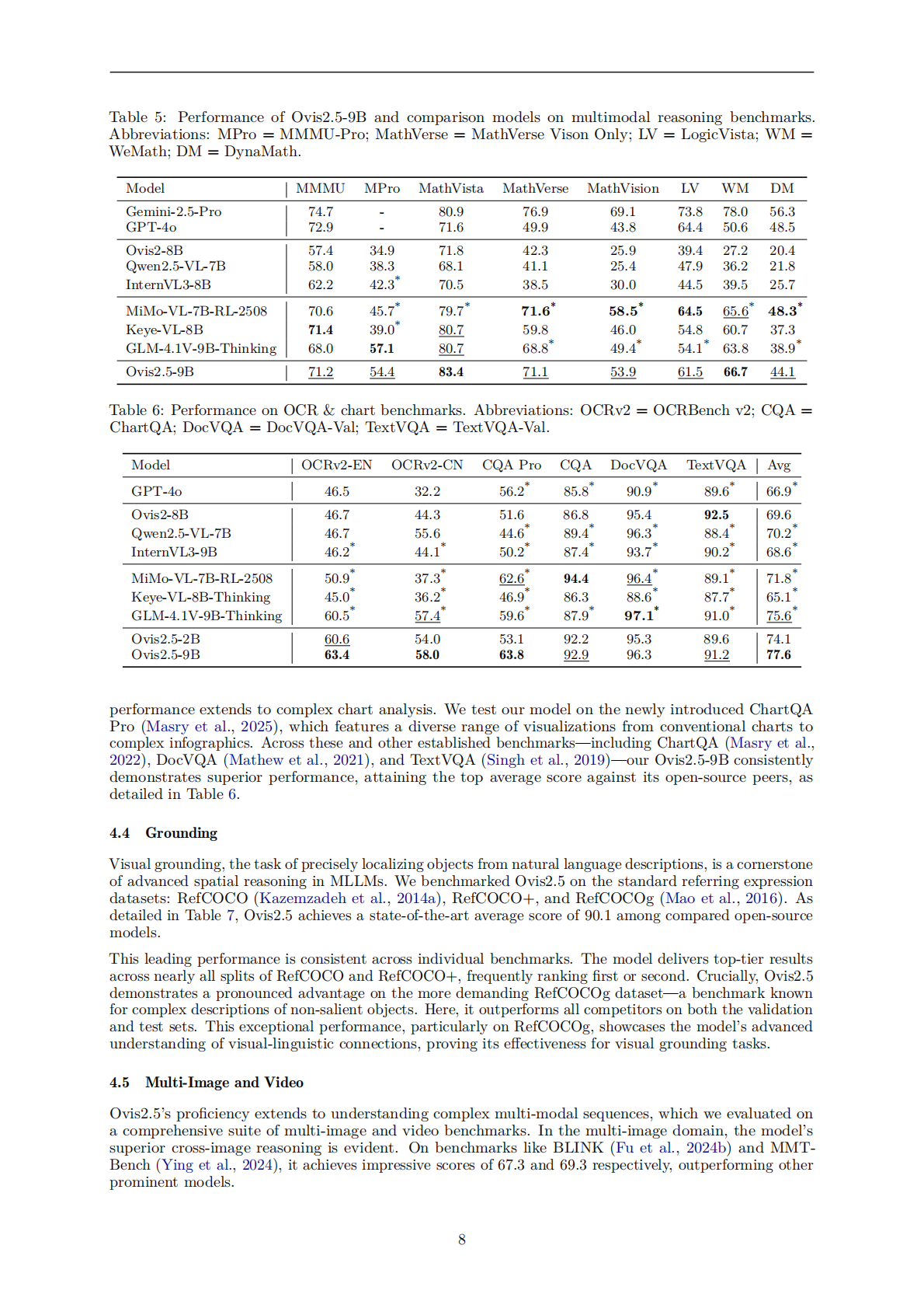 阿里云：2025年Ovis2.5技术报告（英文版） 第8页
