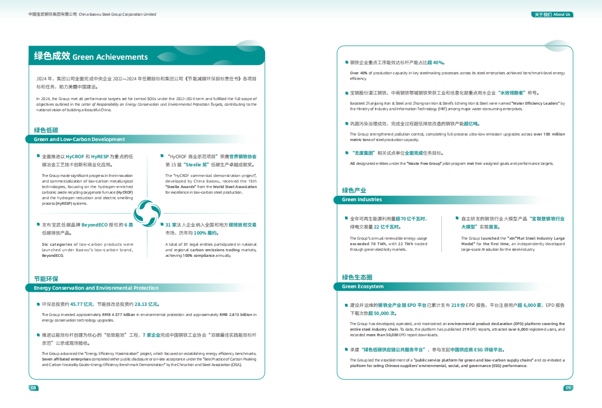 中国宝武：2024年绿色低碳发展报告 第6页