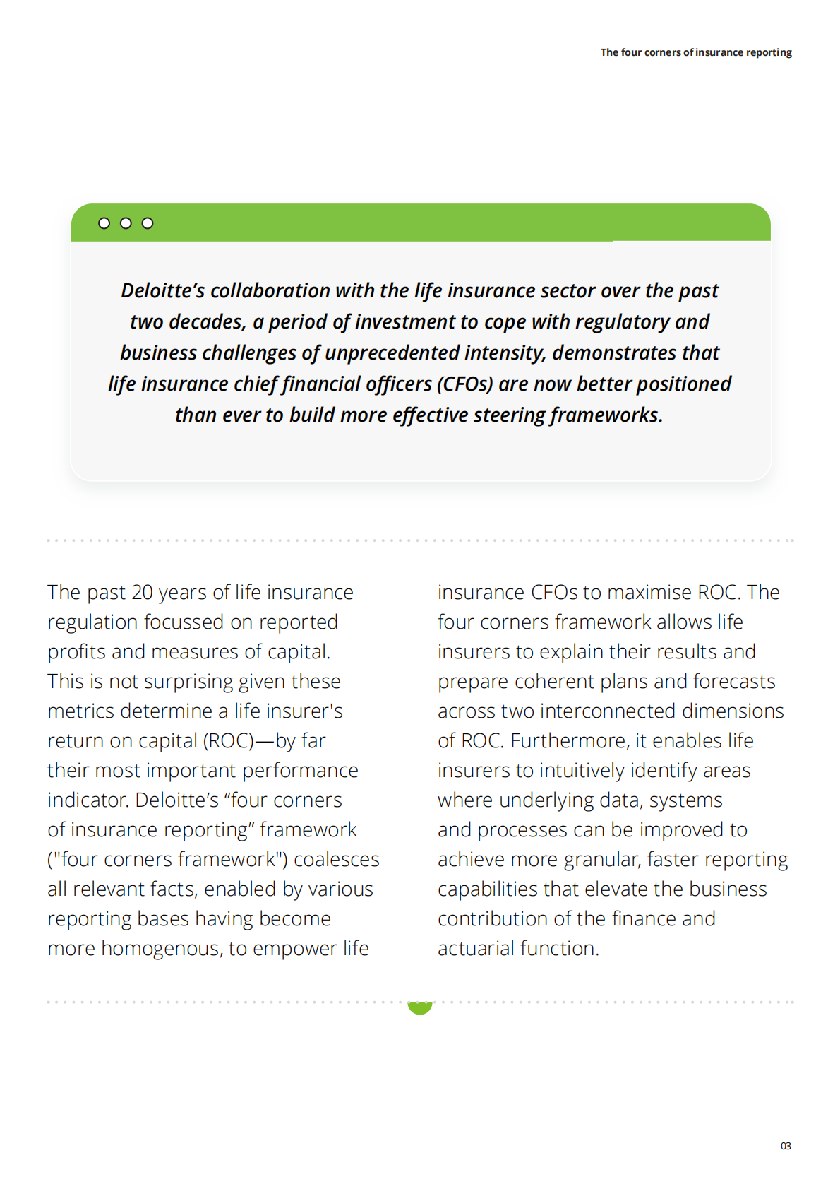 德勤：四维保险报告框架（英文版） 第3页