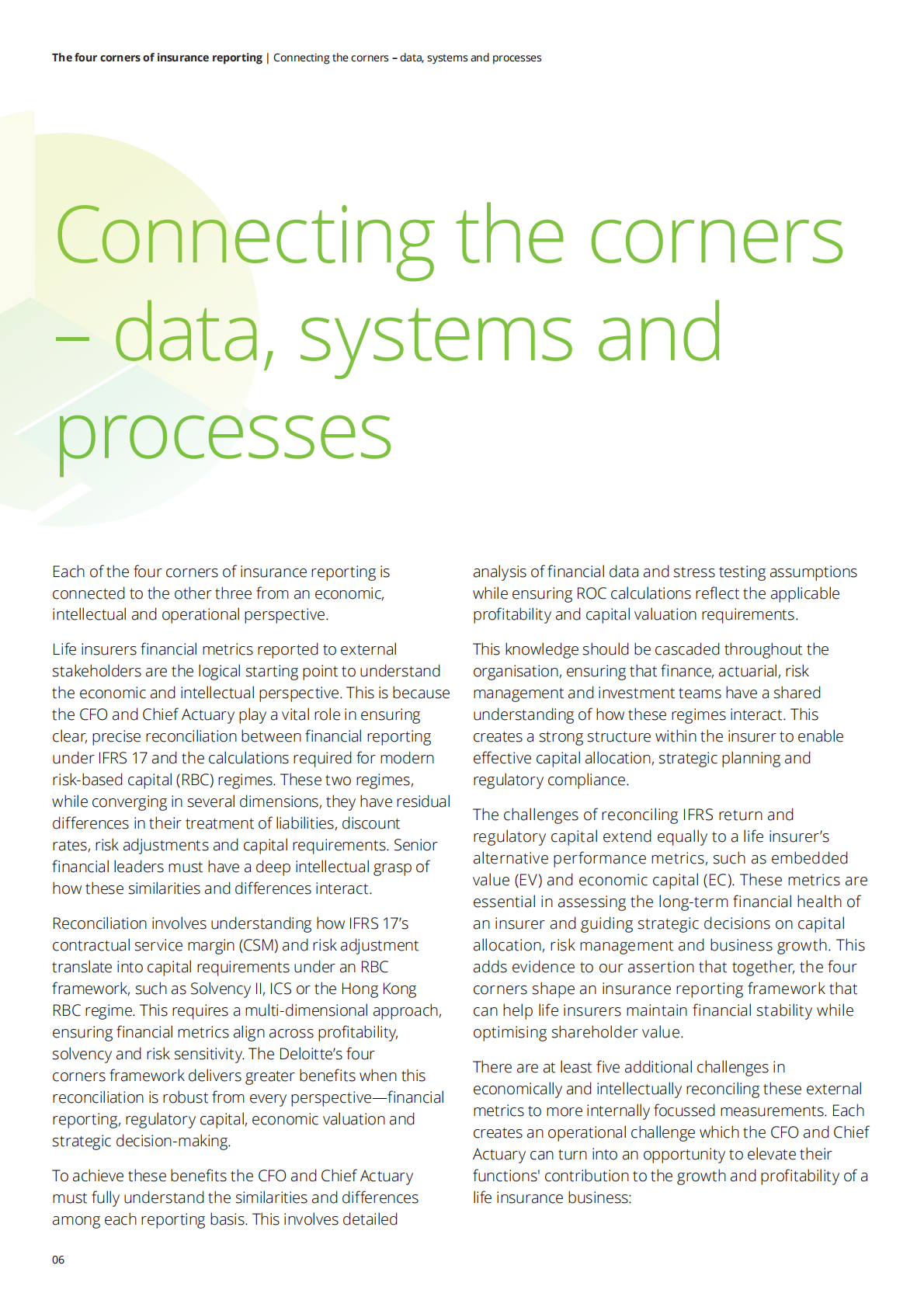 德勤：四维保险报告框架（英文版） 第6页