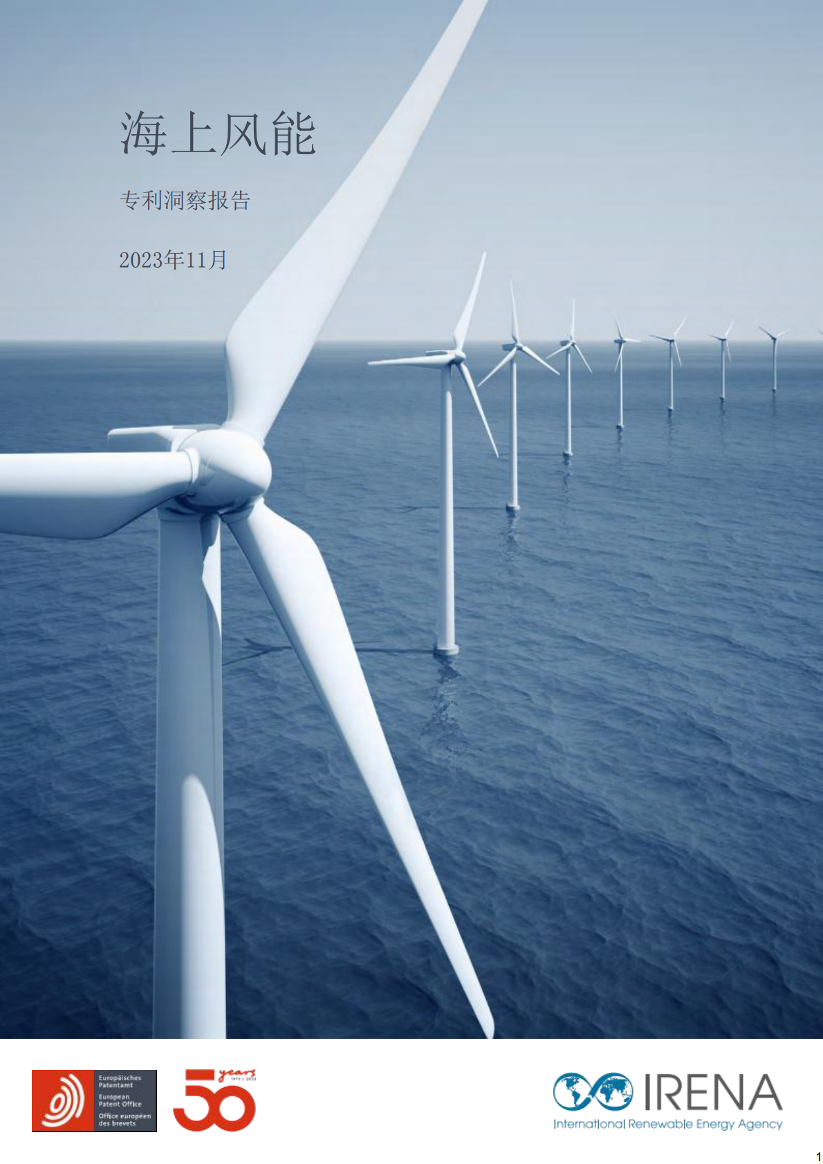海上风能专利洞察报告 第1页