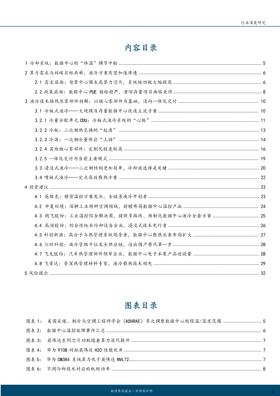 2025年AIDC液冷技术系统服务器零部件行业研究报告 第2页