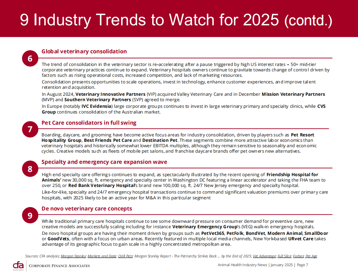 CFA：2025年全球宠物护理行业并购策略与市场趋势报告（英文版） 第7页