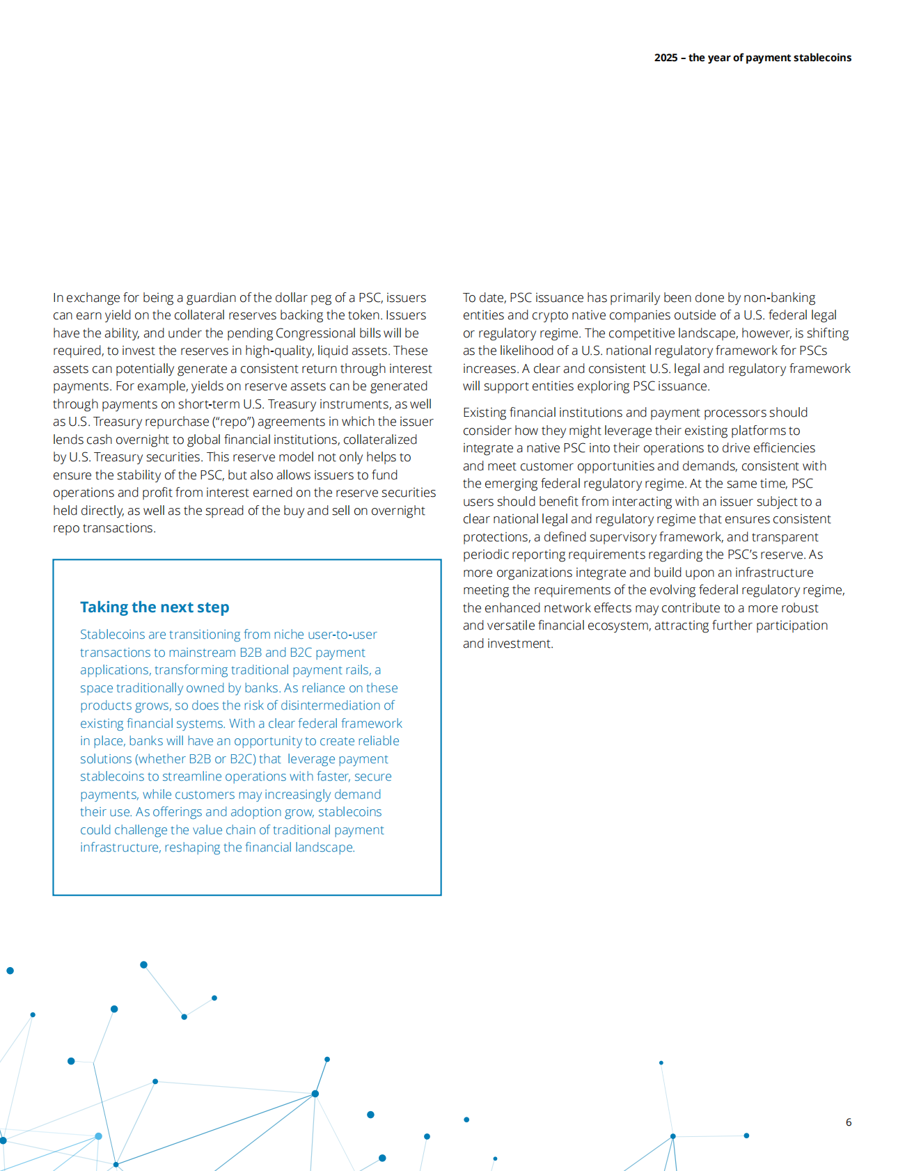 德勤：2025美国支付稳定币之年：监管动态、风险框架与市场机遇报告（英文） 第7页
