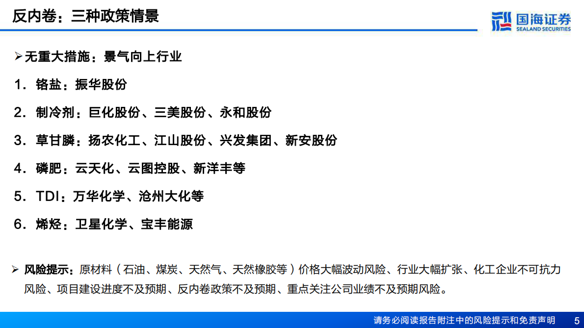 国海证券：化工行业报告：反内卷，化工从“吞金兽”到“摇钱树” 第5页