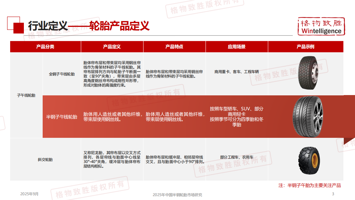 格物致胜：2025年中国半钢轮胎市场白皮书 第3页