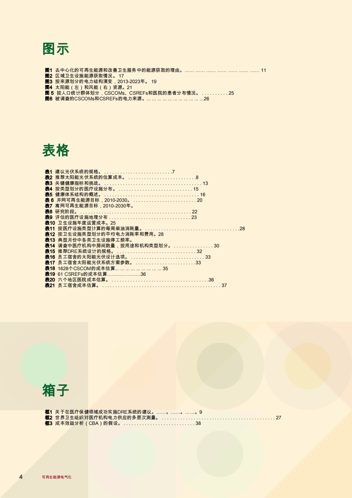 国际可再生能源机构：使用可再生能源进行电气化：马利 第4页