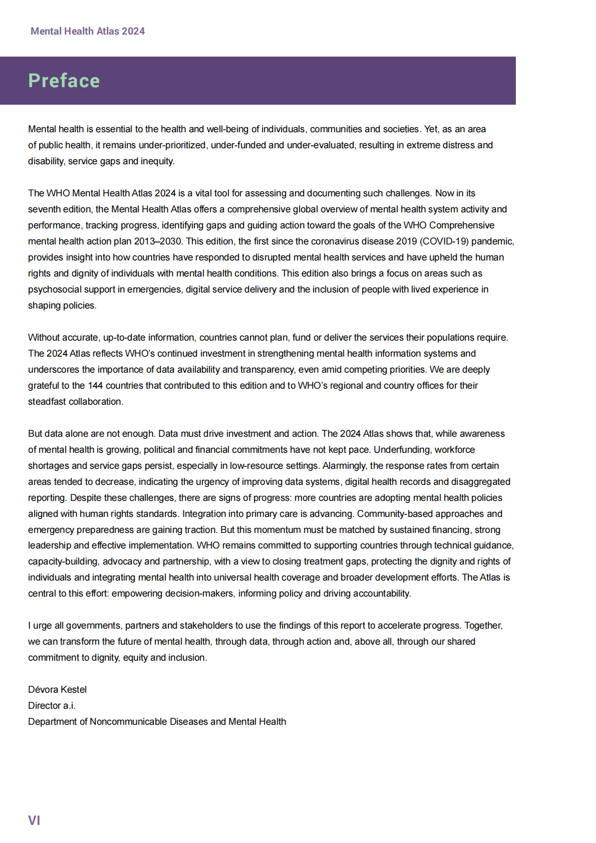 WHO世界卫生组织：2024年心理健康地图集（英文版） 第6页