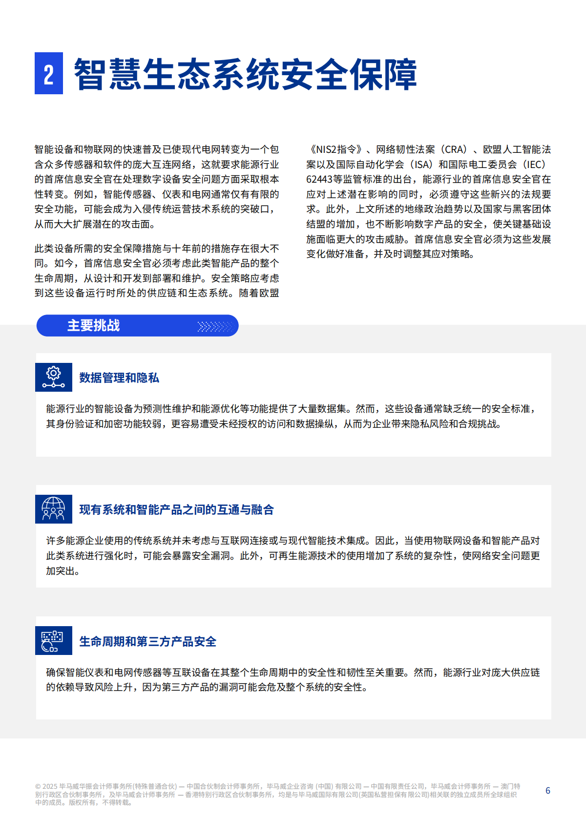 毕马威：2025年能源行业网络安全重要趋势报告 第6页