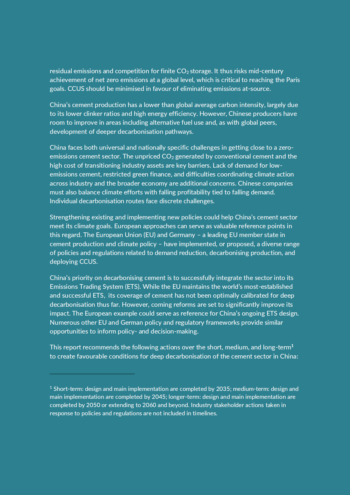2025水泥行业脱碳：欧盟和德国的政策法规研究及对中国的建议研究报告（英文版） 第8页