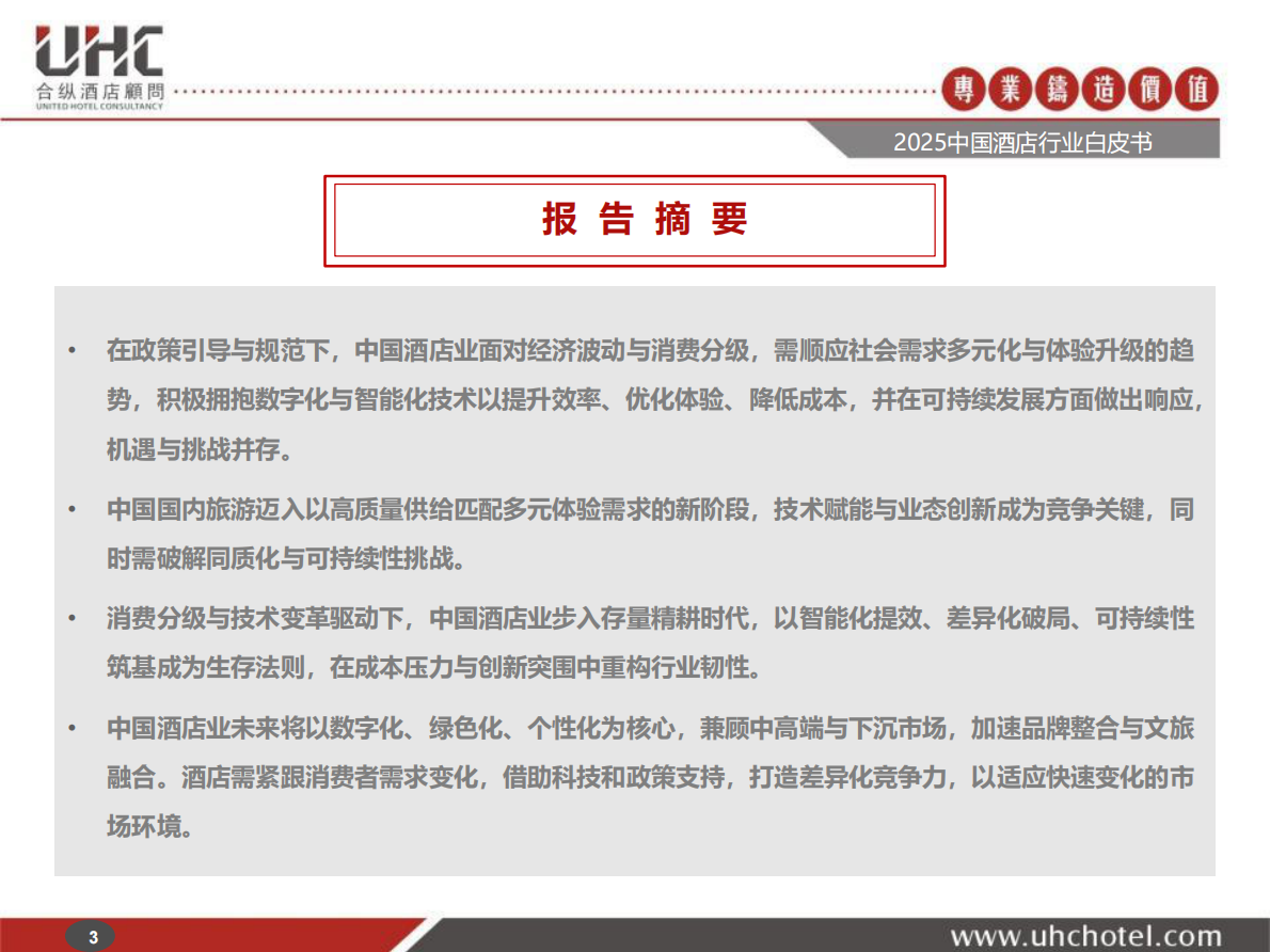 合纵酒店顾问：2025年中国酒店行业白皮书 第3页
