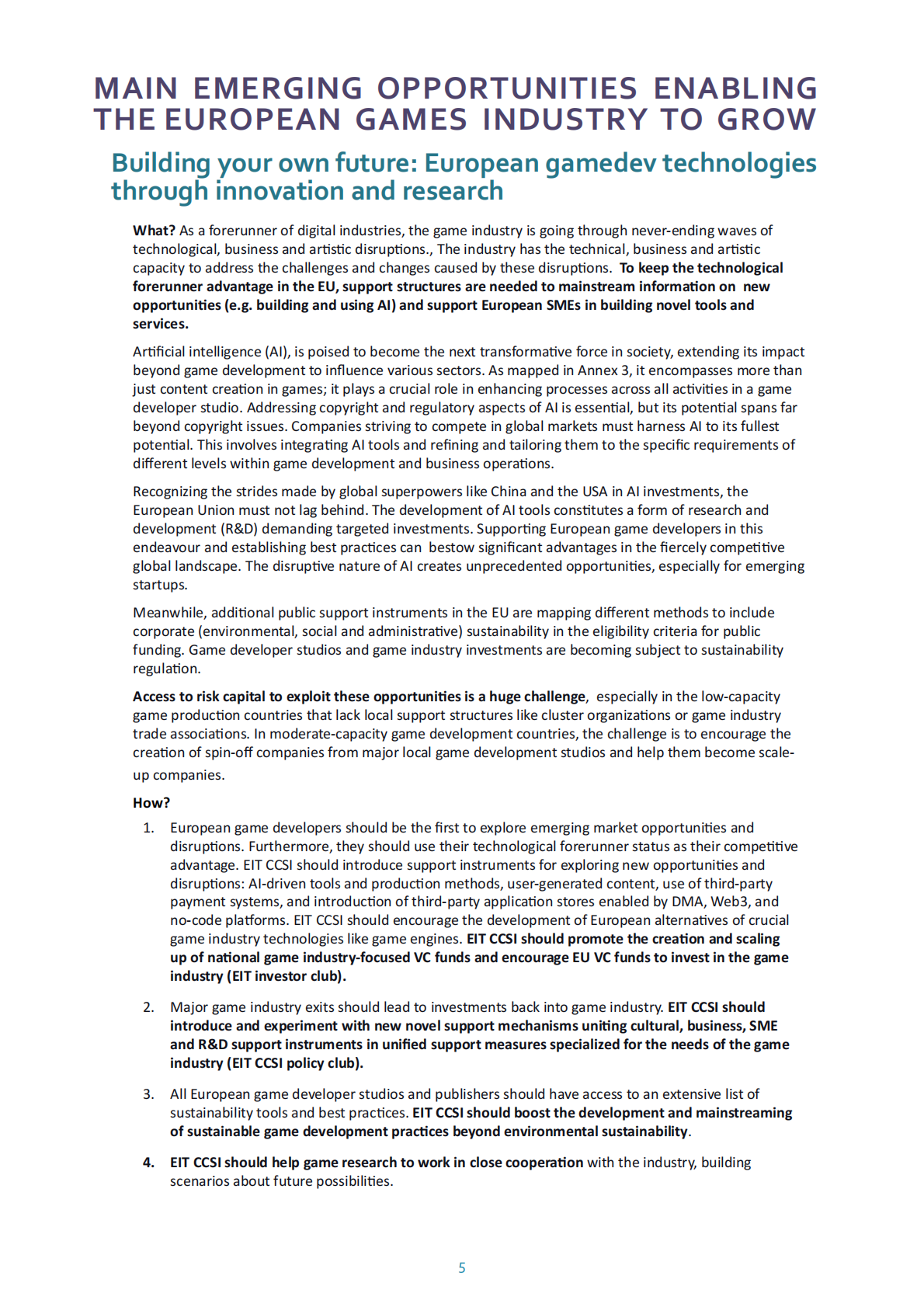 欧洲创新与技术研究院：2024年欧洲游戏产业现状及潜力全面释放路径研究报告（英文版） 第5页