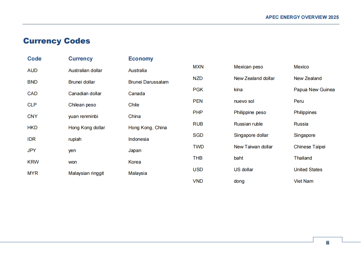 2025年亚太经合组织能源展望报告（英文） 第8页