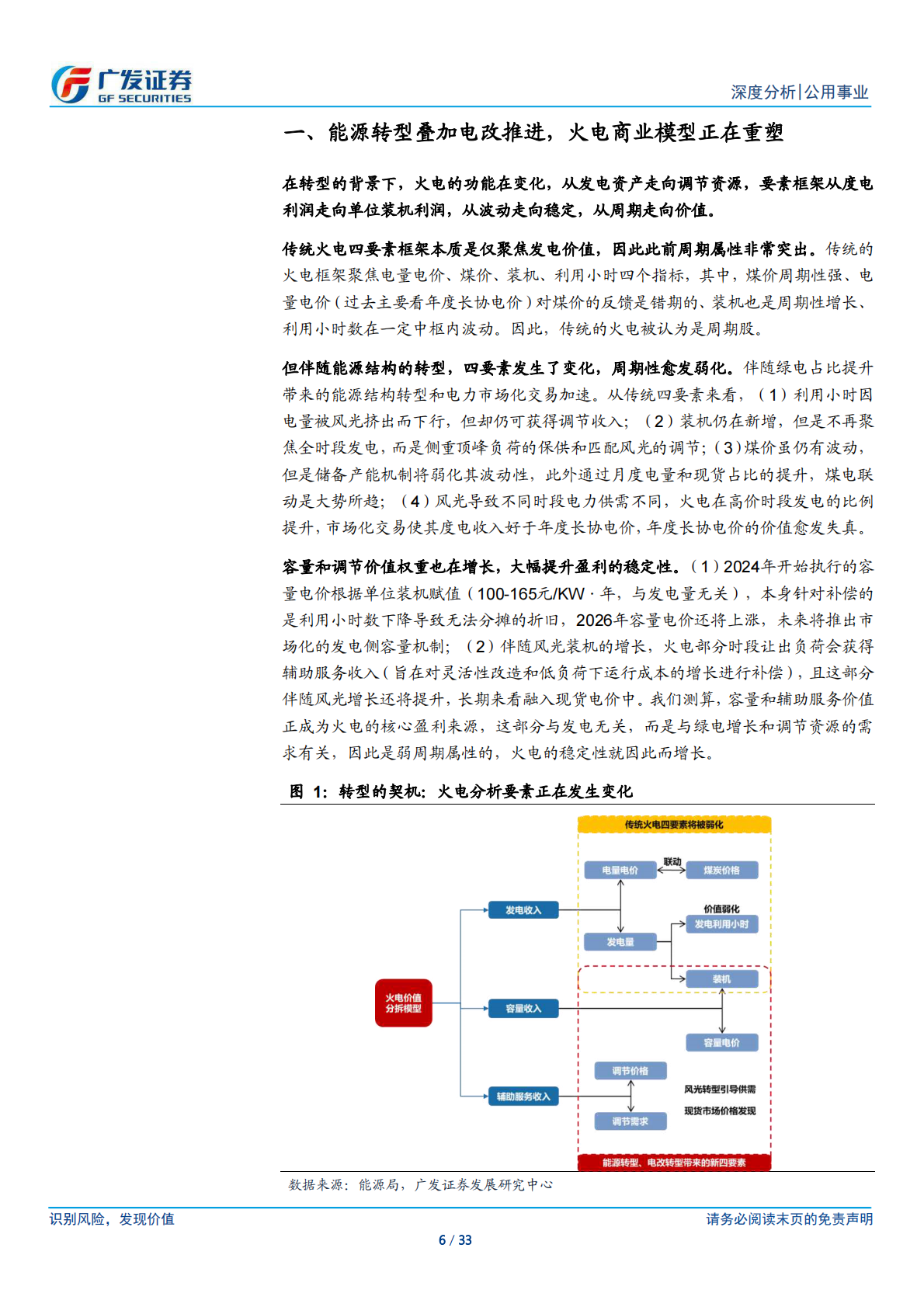 广发证券：火电公用事业化系列一：火电新框架：十年淬变，焕发新生 第6页