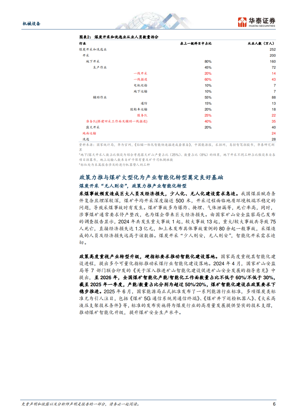 华泰证券：机械设备专题研究：AI奏响矿脉新篇章 第6页