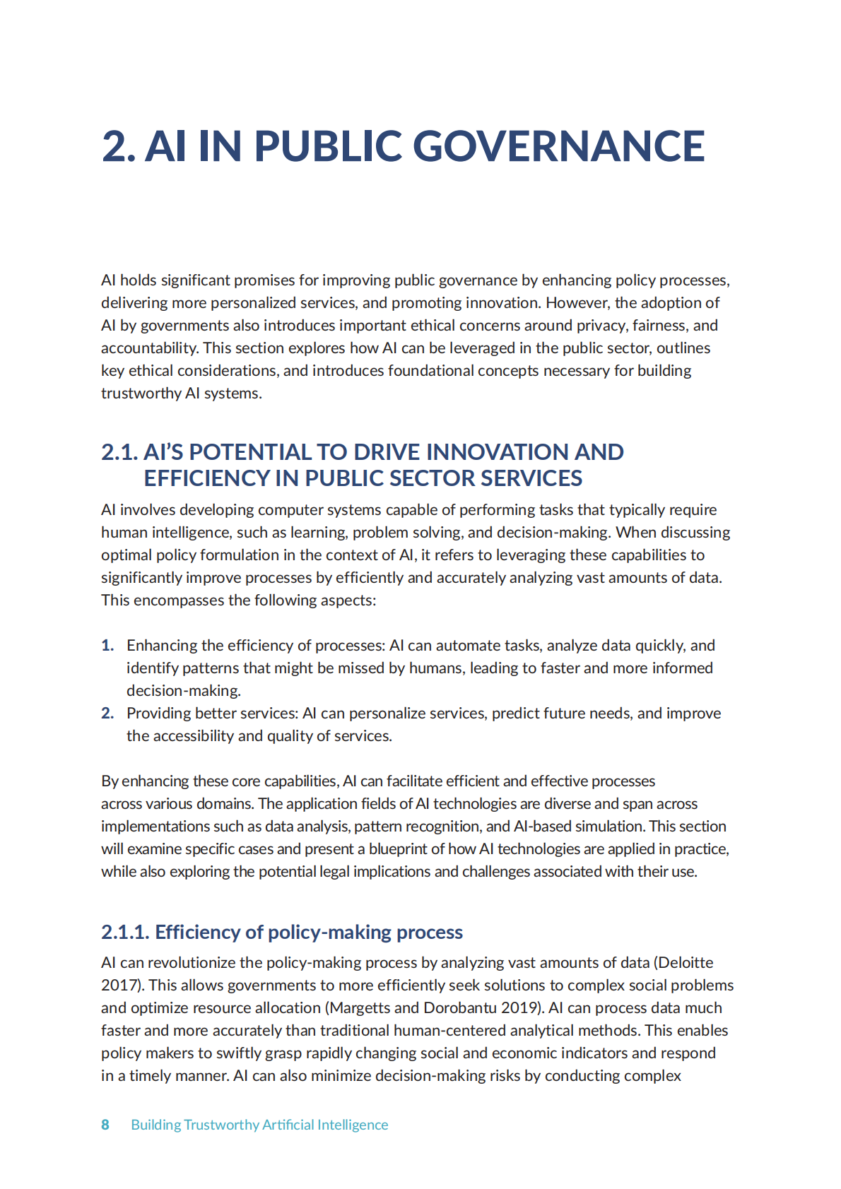 世界银行：2025年构建值得信赖的人工智能：框架、应用和准备状态的自我评估报告（英文版） 第8页