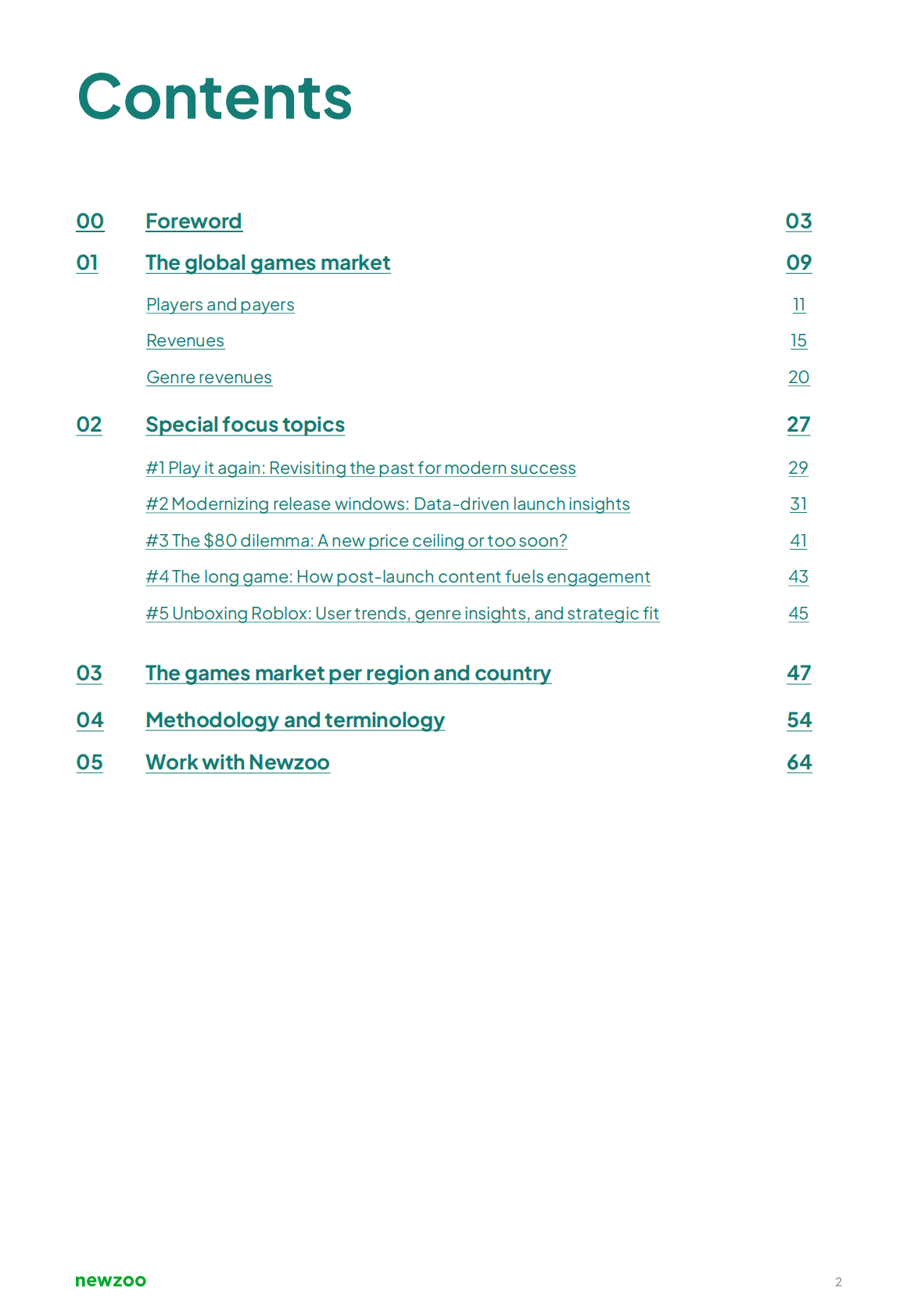 Newzoo：2025年全球游戏市场报告（英文版） 第2页