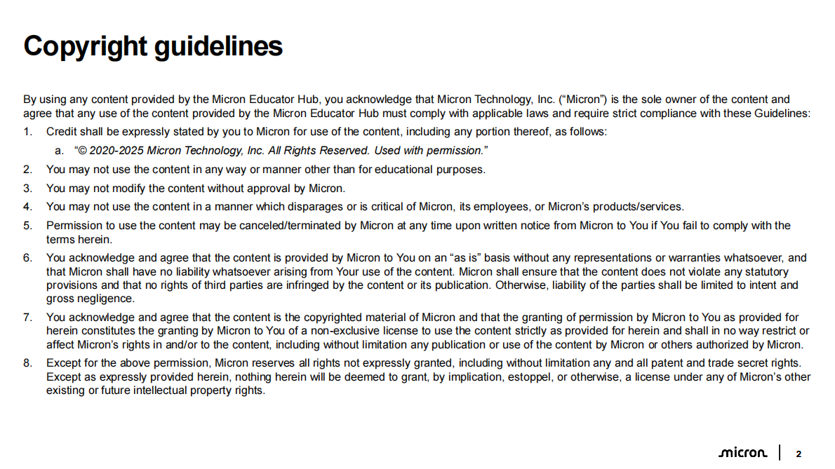 美光（Micron）：2025年半导体制造工艺介绍报告（英文版） 第2页